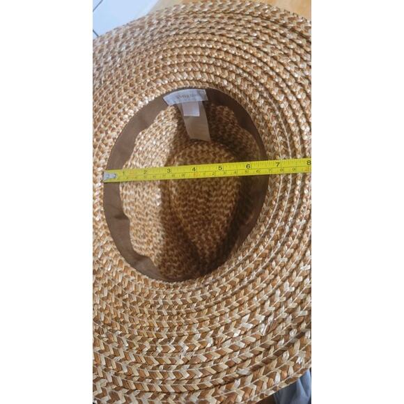 Brixton Joanna Straw Rancher Hat Size Small 7 (56 cm) Natural Honey Brown Band main image 8